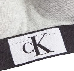 CALVIN KLEIN UNDERWEAR LGHT LINED BRALETTE, (P7A GREY HEATHER) -dress shop 000QF7218EP7A I lowres