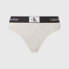 CALVIN KLEIN UNDERWEAR MODERN THONG, (P7A GREY HEATHER) -dress shop 000QF7221E
