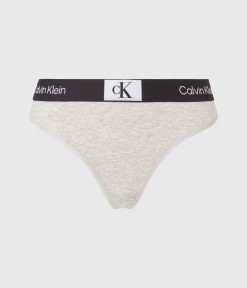 CALVIN KLEIN UNDERWEAR MODERN THONG, (P7A GREY HEATHER)