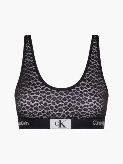 CALVIN KLEIN UNDERWEAR UNLINED BRALETTE, (UB1 BLACK) 4 CALVIN KLEIN UNDERWEAR UNLINED BRALETTE, (UB1 BLACK) -dress shop 000QF7233EUB1 FL F1 lowres