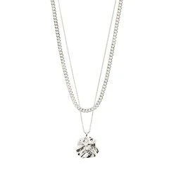 Pilgrim WILLPOWER Curb & Coin Necklace, 2-In-1 Set, Silver-Plated (Silver Plated) 8 Pilgrim WILLPOWER Curb & Coin Necklace, 2-In-1 Set, Silver-Plated (Silver Plated) -dress shop 122246001