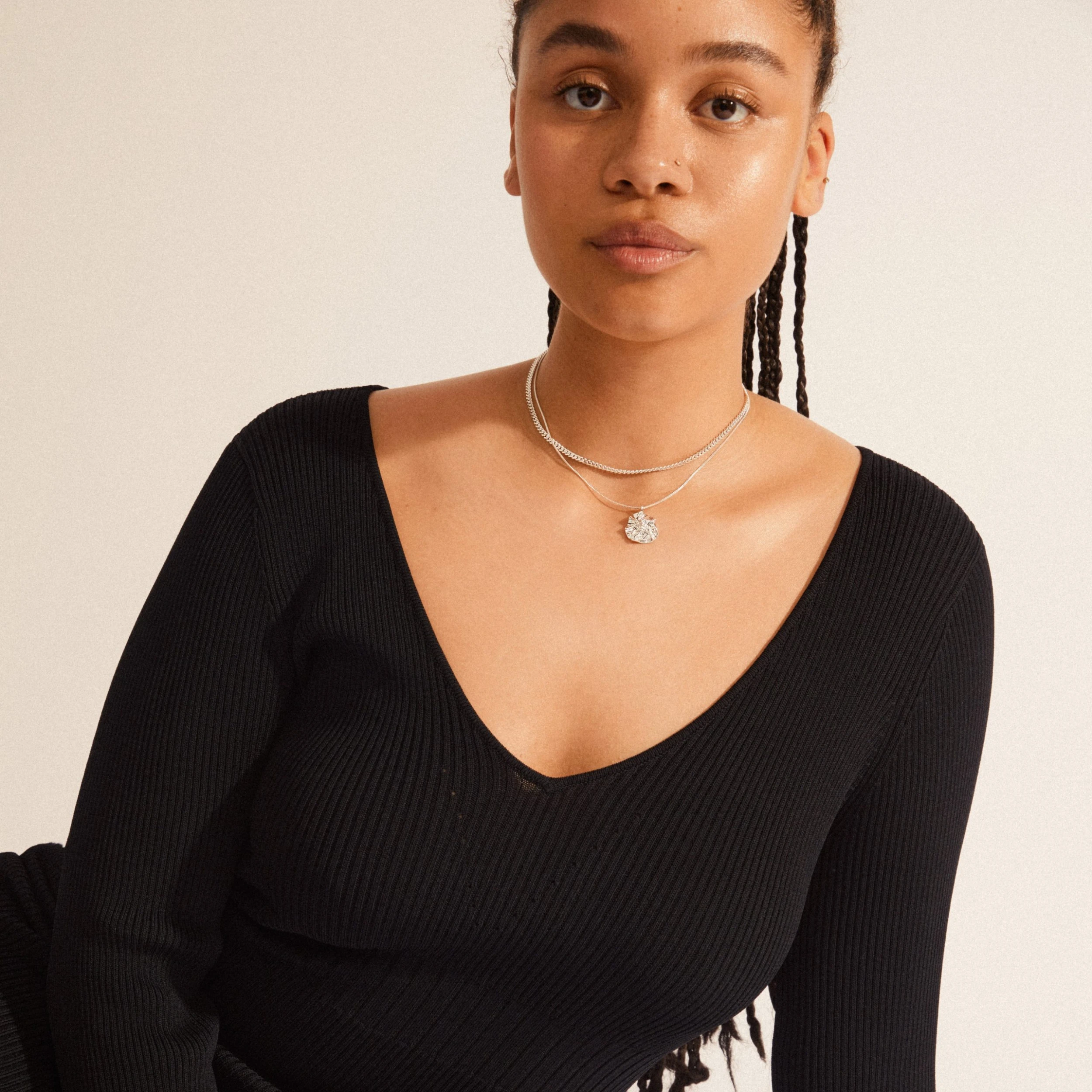 Pilgrim WILLPOWER Curb & Coin Necklace, 2-In-1 Set, Silver-Plated (Silver Plated) 6 Pilgrim WILLPOWER Curb & Coin Necklace, 2-In-1 Set, Silver-Plated (Silver Plated) - Bild 4