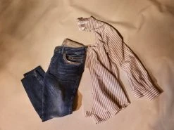 Mos Mosh Sumner Shine Jeans (401 Blue) -dress shop 137390SumnerShineJeans 136930KarliStripeShirt 1