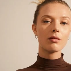 Pilgrim SOLIDARITY Recycled Small Bubbles Hoops Silver-Plated (Silver Plated) 7 Pilgrim SOLIDARITY Recycled Small Bubbles Hoops Silver-Plated (Silver Plated) -dress shop 142246013 m1