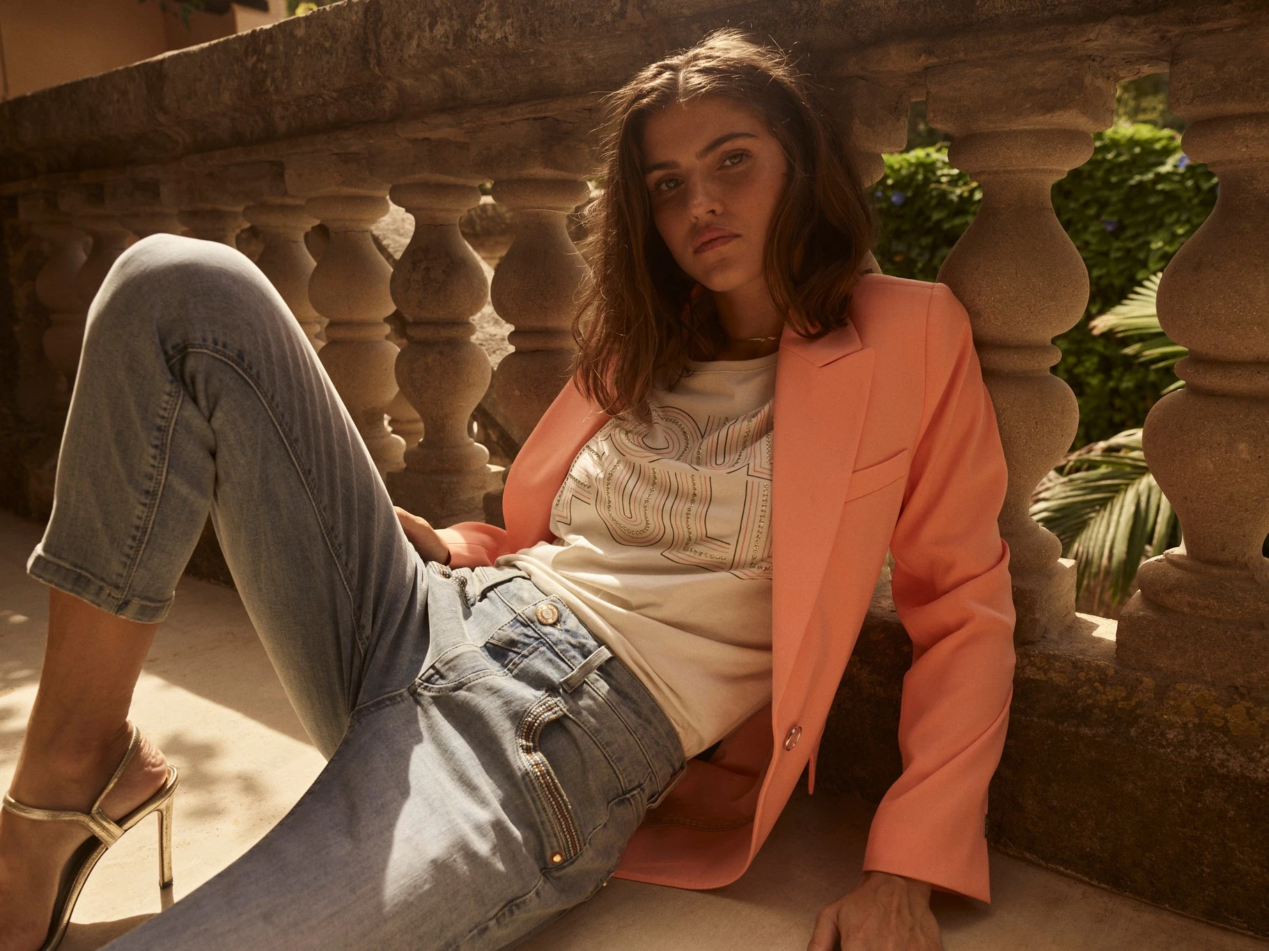 Naomi Ida Bold Jeans (406 Light Blue) Mos Mosh Naomi Ida Bold Jeans (406 Light Blue) -dress shop 150520JeanO SSTee 144560BineLeiaBlazer 151630NaomiIdaBoldJeans