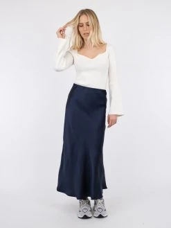Neo Noir Bovary Skirt (141 Navy) 4 Neo Noir Bovary Skirt (141 Navy) -dress shop 157755 141 5
