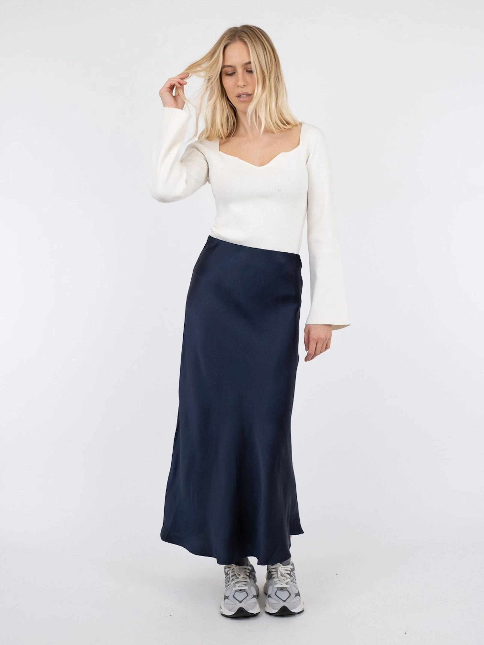 Bovary Skirt (141 navy) Neo Noir Bovary Skirt (141 Navy) -dress shop 157755 141 5
