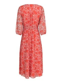 Neo Noir Olana City Flower Dress (200 Orange) -dress shop 160407 200 1