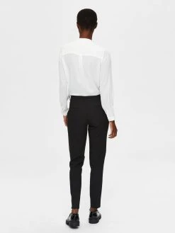 Selected Femme SLFRITA MW SLIM PANT BLACK NOOS (BLACK) 6 Selected Femme SLFRITA MW SLIM PANT BLACK NOOS (BLACK) -dress shop 16076586 Black 004 ProductLarge