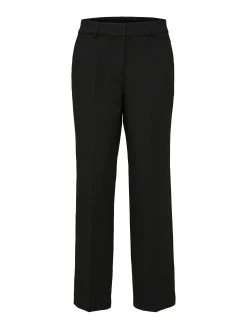 Selected Femme SLFRITA MW WIDE PANT BLACK B NOOS (BLACK) 9 Selected Femme SLFRITA MW WIDE PANT BLACK B NOOS (BLACK) -dress shop 16077064 Black PackShot Front 001