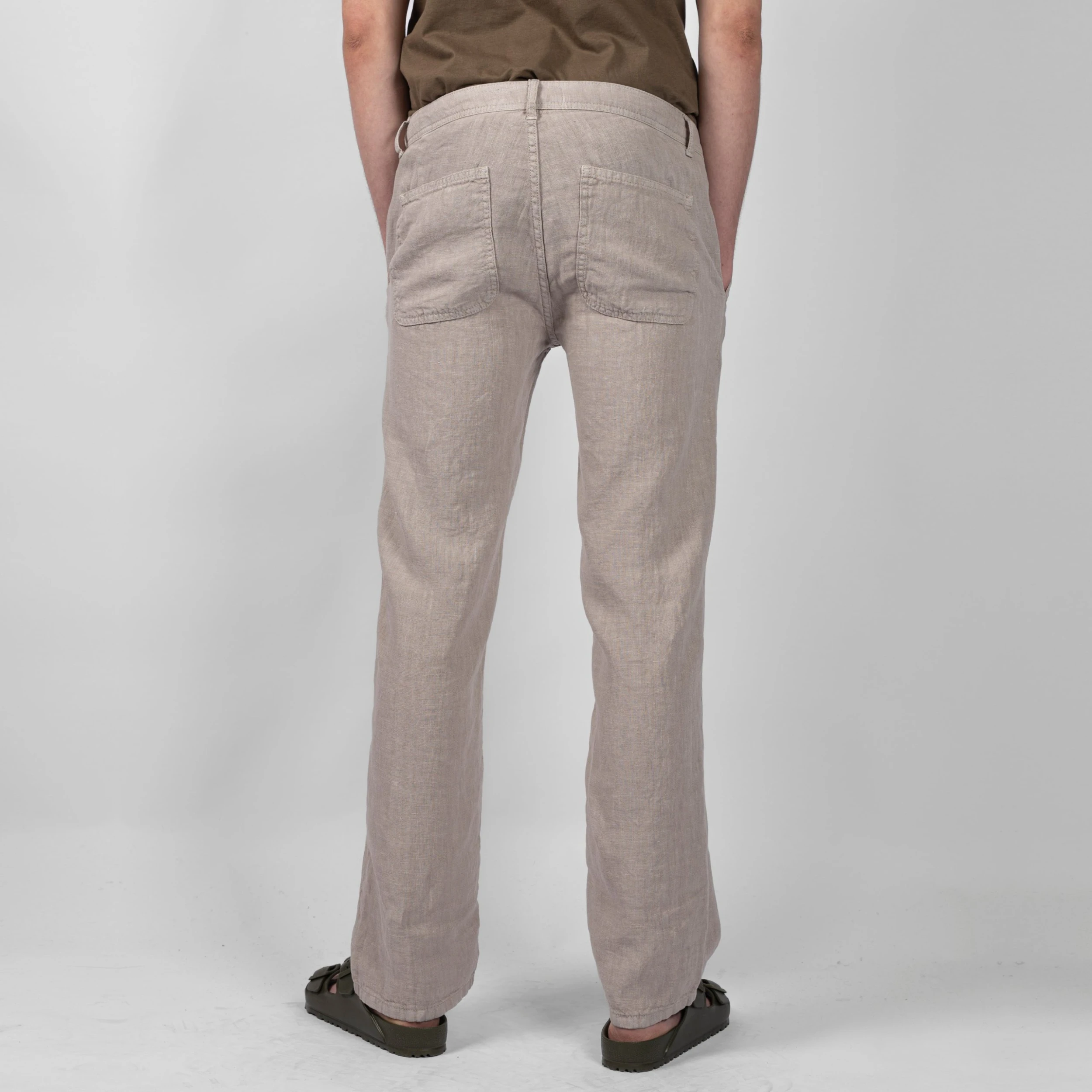 Ljung Washed Linen Pants (Nature) 5 Ljung Washed Linen Pants (Nature) - Bild 3