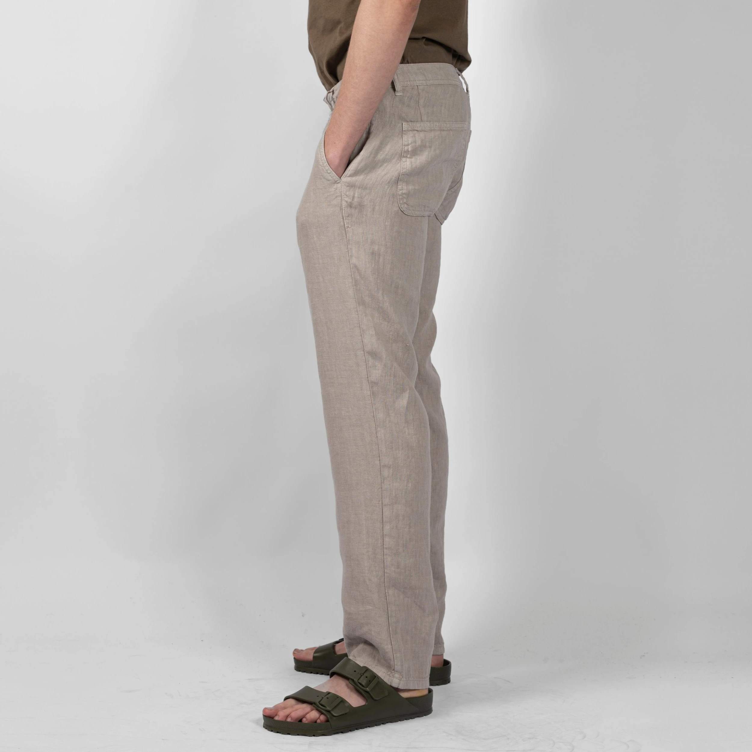 Ljung Washed Linen Pants (Nature) 4 Ljung Washed Linen Pants (Nature) - Bild 2