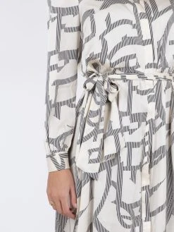 Neo Noir Cilian Line Shapes Dress (121 Off White) -dress shop 1 5 159877 121 2