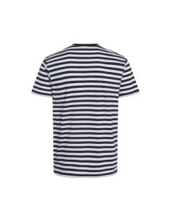 Mads Norgaard Organic Midi Thor Tee (108 Navy/White) -dress shop 200742 108 2