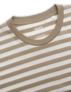 Mads Norgaard Organic Midi Thor Tee (8510 Vanilla Ice/Vintage Khaki) -dress shop 200742 8510 3