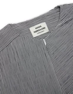 Mads Norgaard Crinckle Pop Rosaly Dress (8533 Black/Cloud Dancer) -dress shop 202289 8533 4