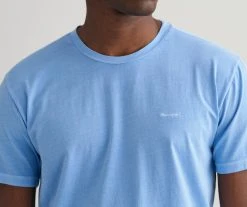 Gant SUNFADED SS T-SHIRT (414 GENTLE BLUE) 9 Gant SUNFADED SS T-SHIRT (414 GENTLE BLUE) -dress shop 202301 2057027 414 crmodel fv 1