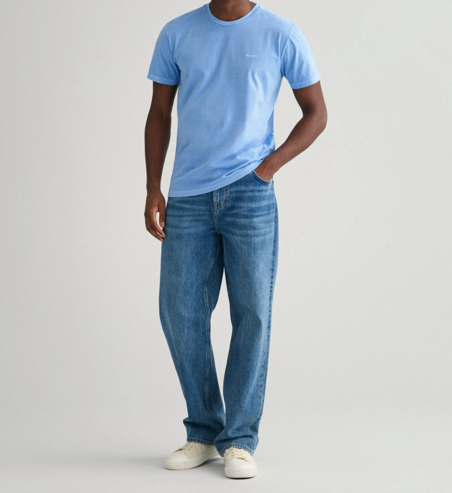 Gant SUNFADED SS T-SHIRT (414 GENTLE BLUE) 4 Gant SUNFADED SS T-SHIRT (414 GENTLE BLUE) - Bild 2