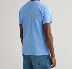 Gant SUNFADED SS T-SHIRT (414 GENTLE BLUE) 8 Gant SUNFADED SS T-SHIRT (414 GENTLE BLUE) -dress shop 202301 2057027 414 model bv 1