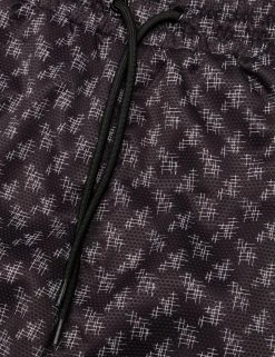 Mads Norgaard Sea Print Sandro Shorts (8562 Black /Vintage Khaki AOP) -dress shop 202323 8582 3