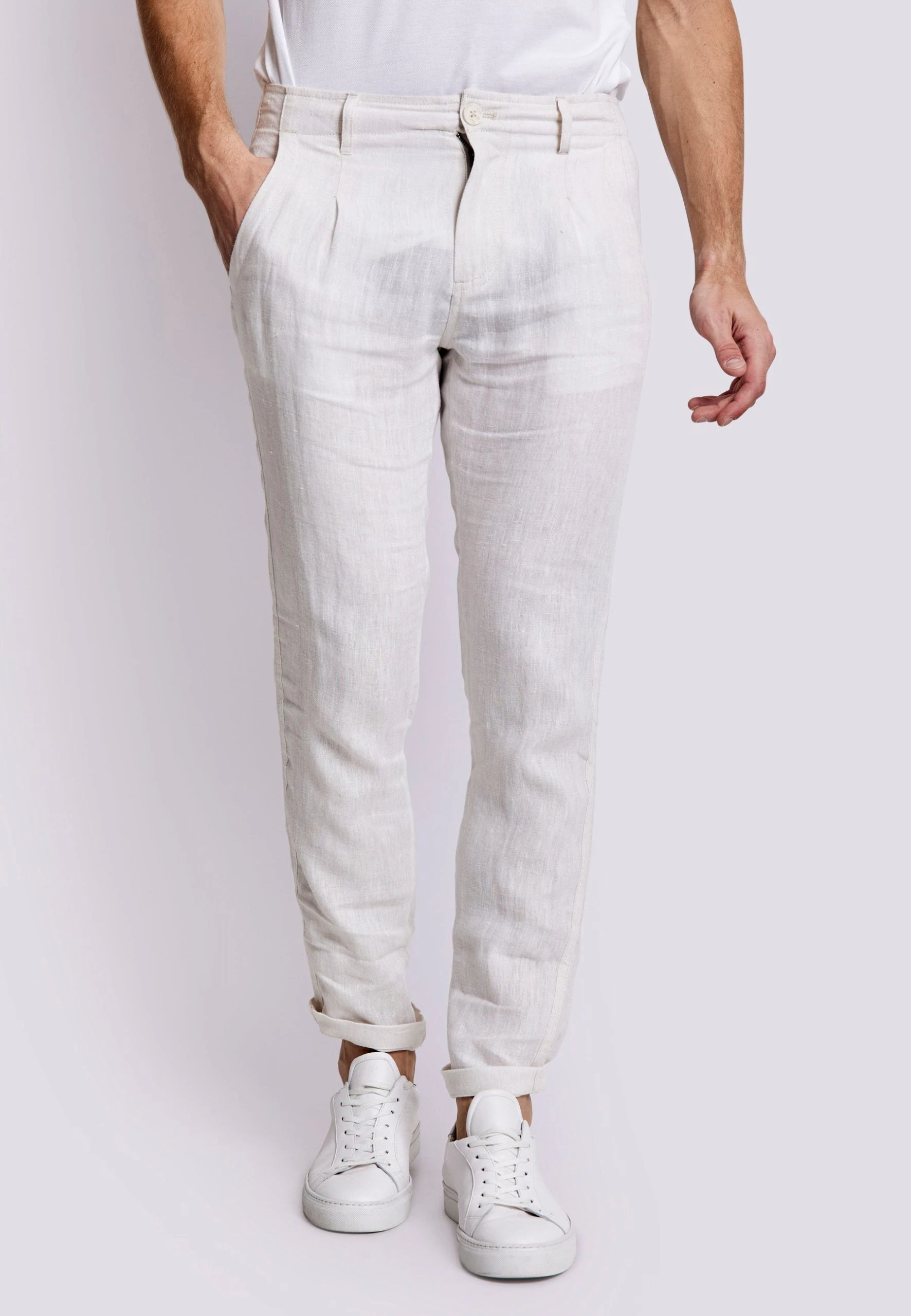 Bruun & Stengade BS Enrique Regular Fit Chinos (sand) 4 Bruun & Stengade BS Enrique Regular Fit Chinos (sand) - Bild 2