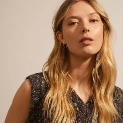 Pilgrim SOLIDARITY Recycled Medium Bubbles Hoop Earrings Gold-Plated (Gold Plated) 7 Pilgrim SOLIDARITY Recycled Medium Bubbles Hoop Earrings Gold-Plated (Gold Plated) -dress shop 262242013 m1