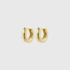 Pilgrim AICA Recycled Chunky Hoop Earrings Gold-Plated (Gold Plated)