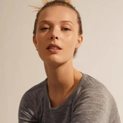 Pilgrim AICA Recycled Chunky Huggie Hoop Earrings Silver-Plated (Silver Plated) -dress shop 262246023 m1