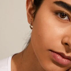 Pilgrim TAFFY Recycled Medium Size Swirl Hoop Earrings Silver-Plated (Silver Plated) 6 Pilgrim TAFFY Recycled Medium Size Swirl Hoop Earrings Silver-Plated (Silver Plated) -dress shop 282236013 m1