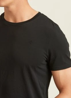 Morris James Tee (99 Black) -dress shop 3500981JamesTee99Black3Crop