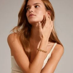 HANNA SCHÖNBERG X PILGRIM Recycled Bracelet Gold-Plated (gold-plated) -dress shop 502322002 m4