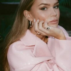 HANNA SCHÖNBERG X PILGRIM Recycled Crystal Ring Gold-Plated (gold-plated) -dress shop 502322004 m1