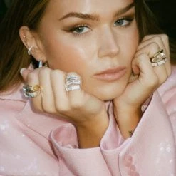 HANNA SCHÖNBERG X PILGRIM Recycled Crystal Rings Gold-Plated (gold-plated) 5 HANNA SCHÖNBERG X PILGRIM Recycled Crystal Rings Gold-Plated (gold-plated) -dress shop 502322014 m1