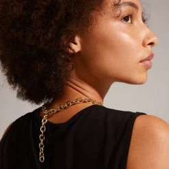 HANNA SCHÖNBERG X PILGRIM Recycled Necklace Gold-Plated (gold-plated) -dress shop 502322021 m4