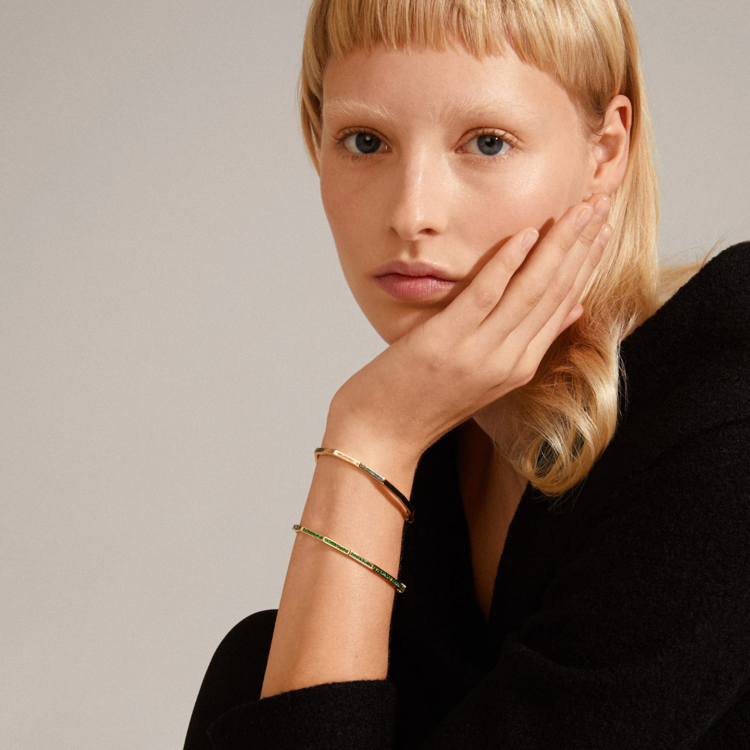 HANNA SCHÖNBERG X PILGRIM Recyc. Bracelets Green/Gold-Plated (gold-plated) HANNA SCHÖNBERG X PILGRIM Recyc. Bracelets Green/Gold-Plated (gold-plated) -dress shop 502322412 m3 scaled