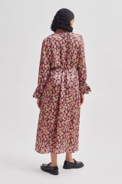 Second Female Victory V-Neck Dress (3123 Camellia Rose) -dress shop 56922 3123 16