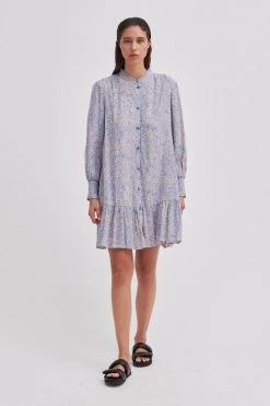 Second Female Gioia Mini Dress (5037 Blue Yonder) -dress shop 57150 5037 11