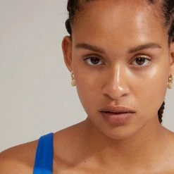 Pilgrim EDTLI Crystal Hoop Earrings Gold-Plated (Gold Plated) -dress shop 612312003 m1