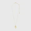 Pilgrim QUINN Recycled Organic Shaped Pendant Necklace Gold-Plated (Gold Plated) -dress shop 622312001