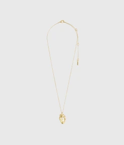 Pilgrim QUINN Recycled Organic Shaped Pendant Necklace Gold-Plated (Gold Plated)