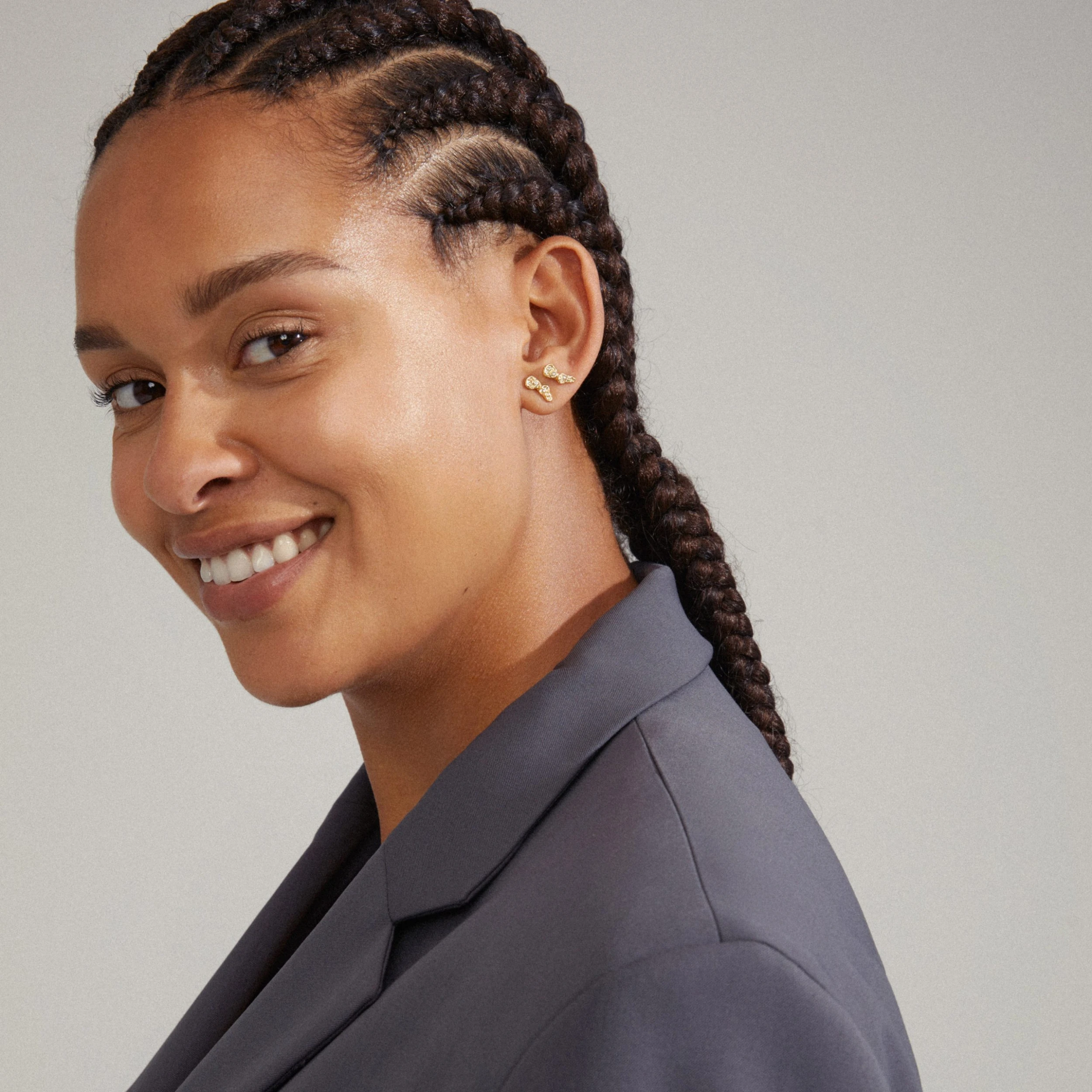 QUINN Recycled Organic Shaped Crystal Earrings Gold-Plated (Gold Plated) Pilgrim QUINN Recycled Organic Shaped Crystal Earrings Gold-Plated (Gold Plated) -dress shop 622312003 m1 scaled