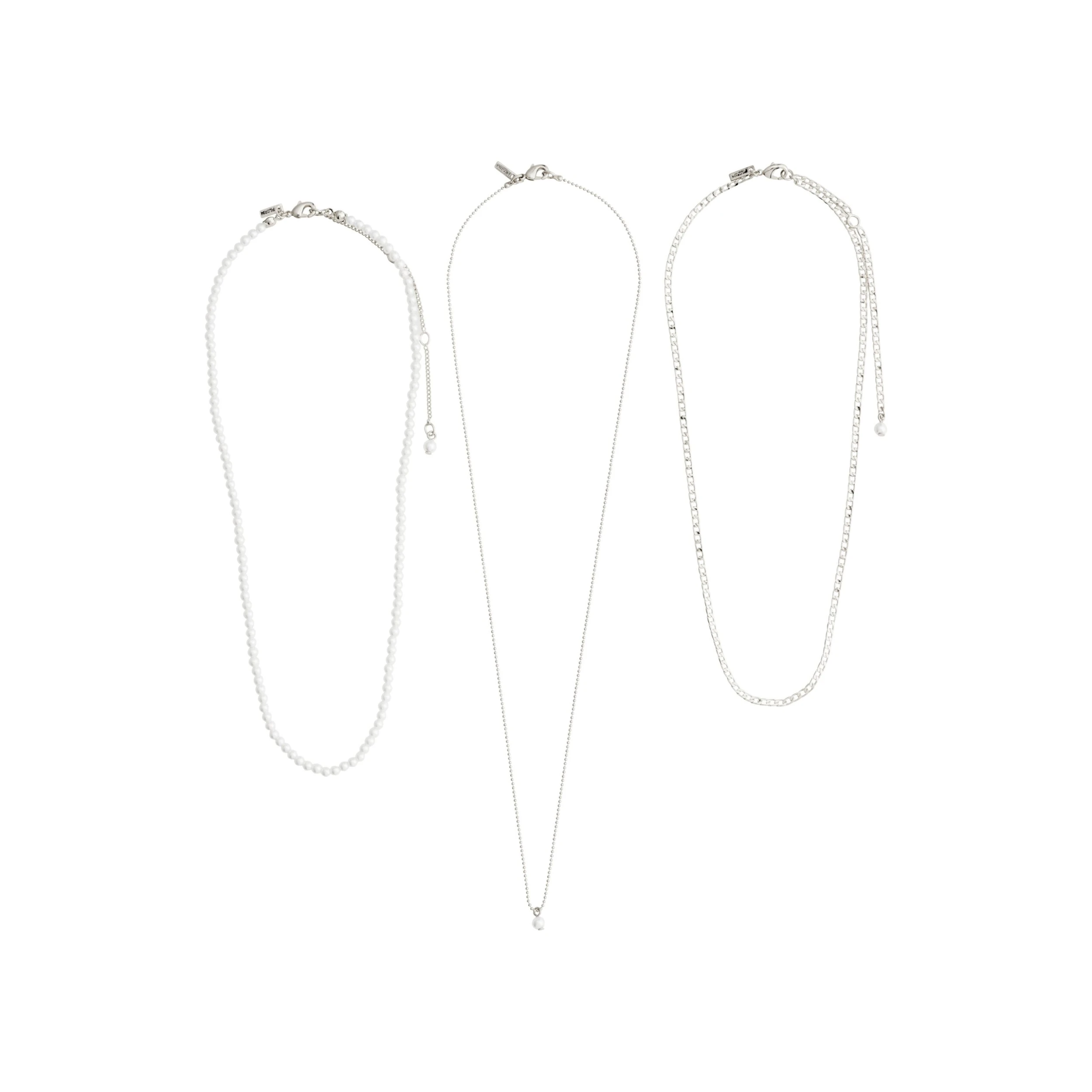 Pilgrim BAKER Necklace 3-In-1 Set Silver-Plated (Silver Plated) 6 Pilgrim BAKER Necklace 3-In-1 Set Silver-Plated (Silver Plated) - Bild 4