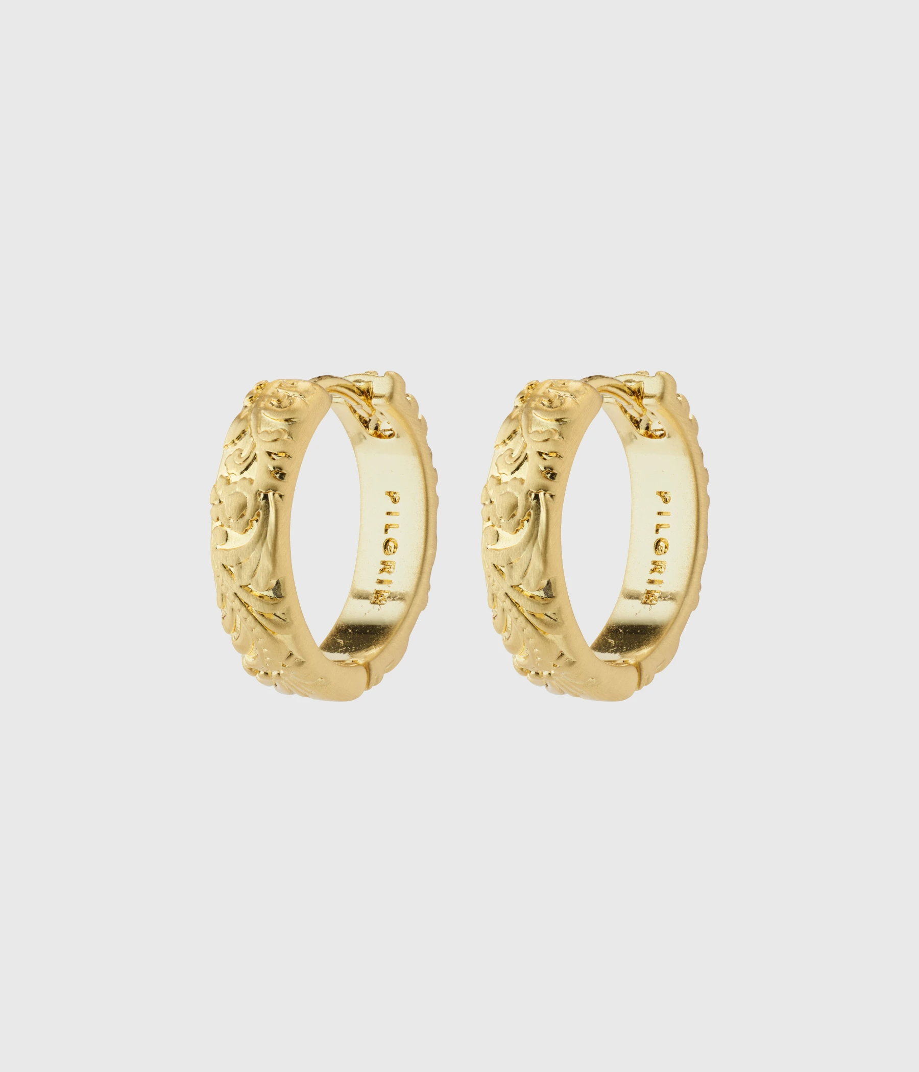 Pilgrim ELFRIDA Recycled Hoop Earrings Gold-Plated (Gold Plated) 3 Pilgrim ELFRIDA Recycled Hoop Earrings Gold-Plated (Gold Plated)
