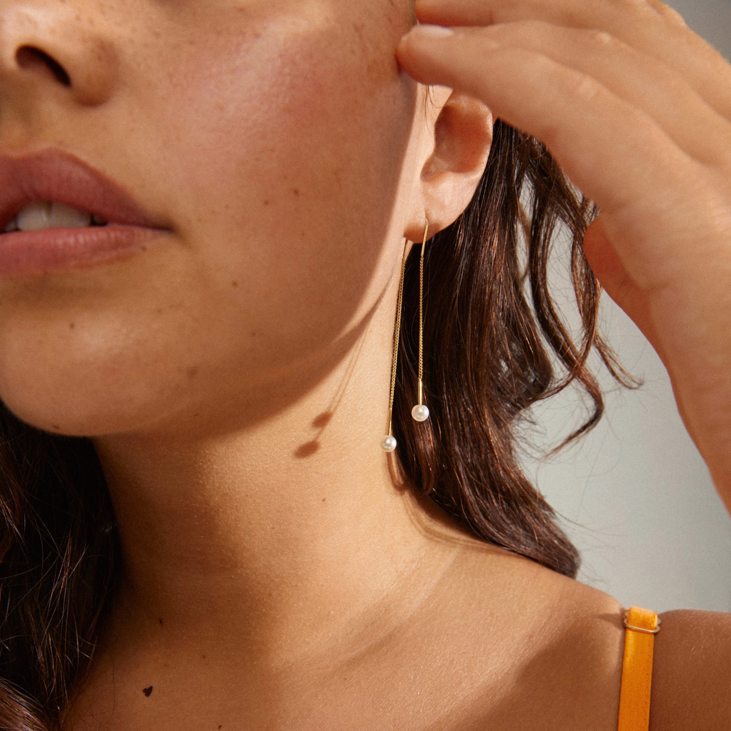 Pilgrim EUONIA Pearl Chain-Earrings Gold-Plated (Gold Plated) 4 Pilgrim EUONIA Pearl Chain-Earrings Gold-Plated (Gold Plated) - Bild 2