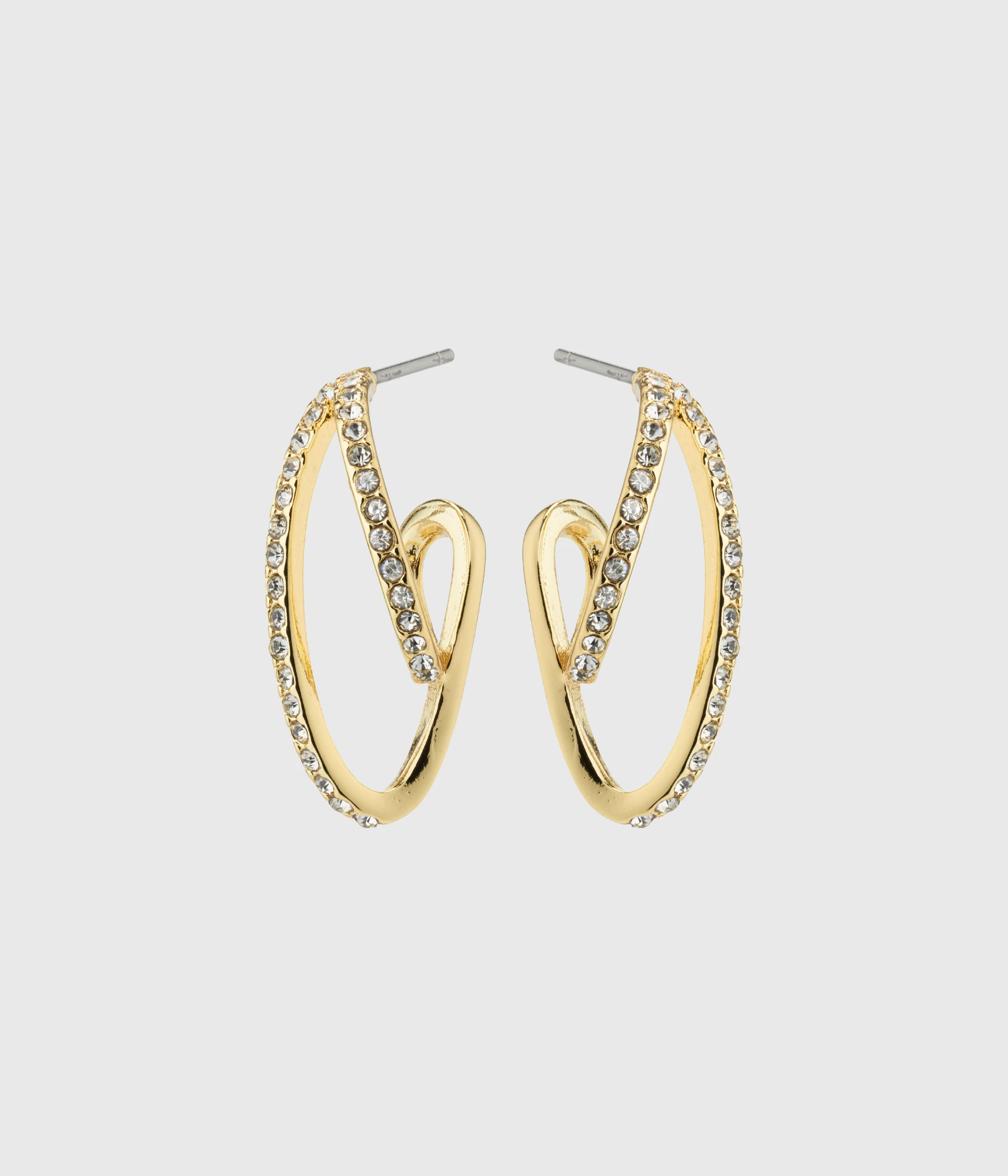 Pilgrim ETTY Crystal Earrings Gold-Plated (Gold Plated) 3 Pilgrim ETTY Crystal Earrings Gold-Plated (Gold Plated)