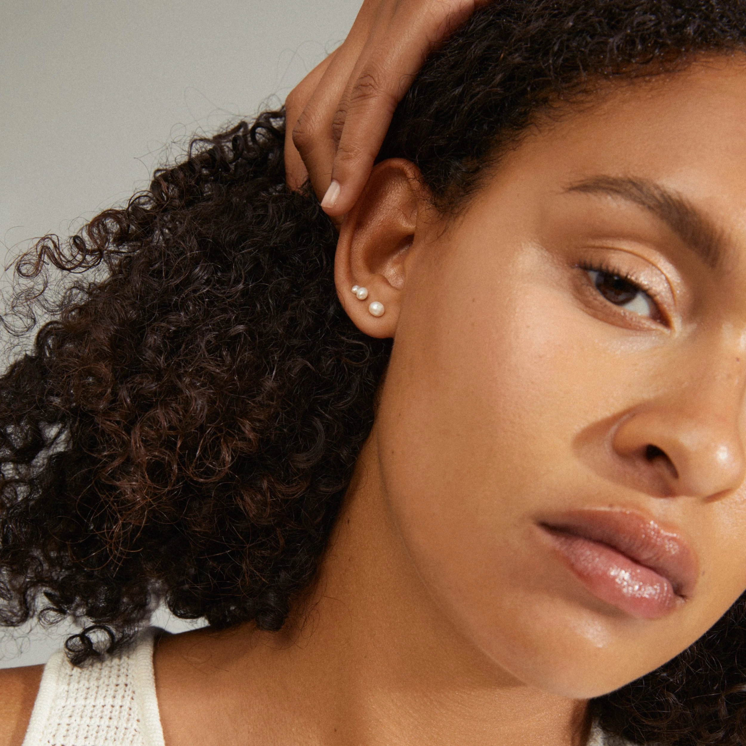 Pilgrim EDIL Freshwaterpearl Earrings 3-In-1 Set (Gold Plated) 4 Pilgrim EDIL Freshwaterpearl Earrings 3-In-1 Set (Gold Plated) - Bild 3