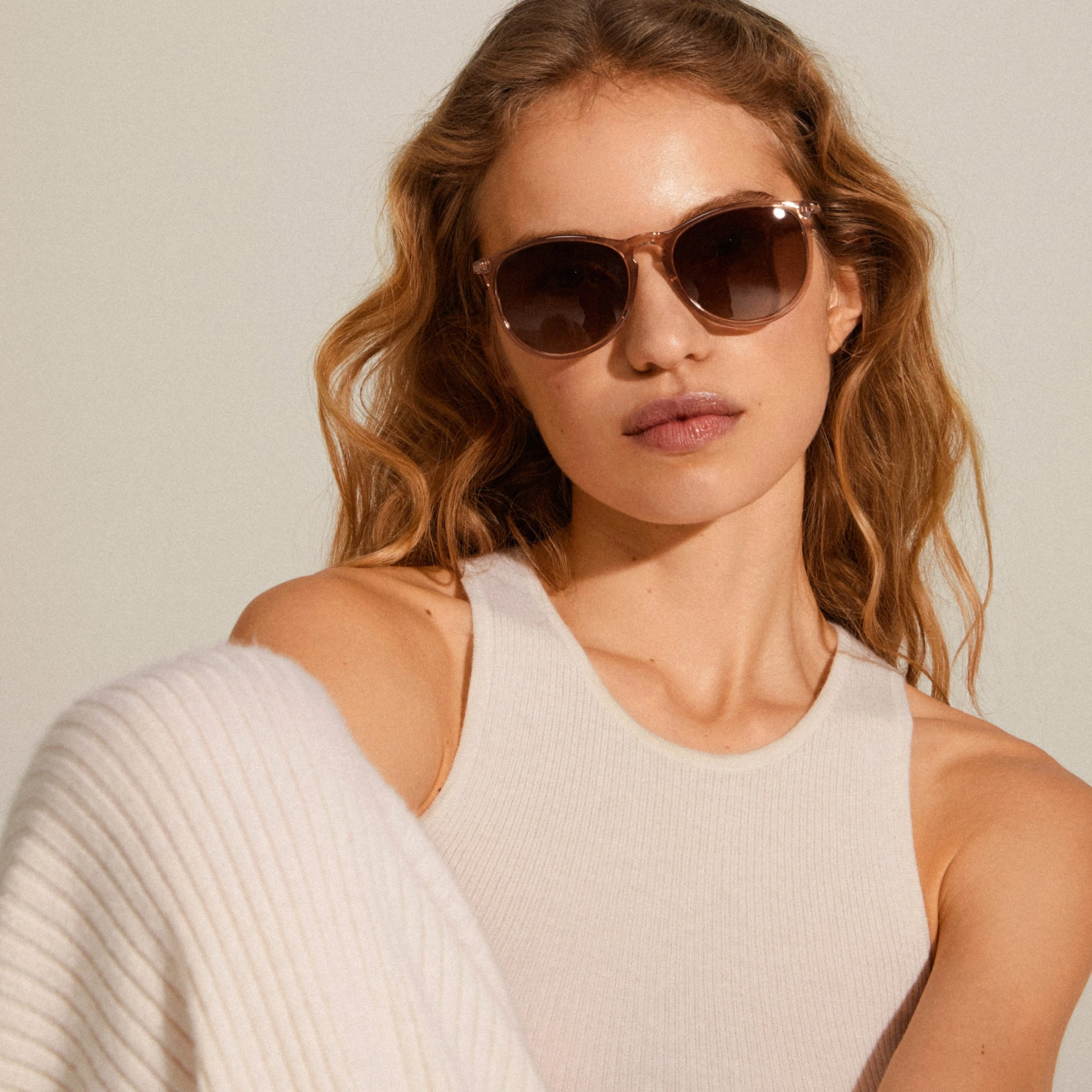 VANILLE Sunglasses Crystal Brown/Gold-Plated (crystal brown/gold-plated) Pilgrim VANILLE Sunglasses Crystal Brown/Gold-Plated (crystal Brown/gold-plated) -dress shop 751912517 m1 scaled