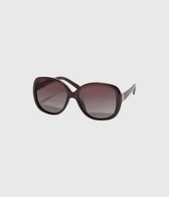 Pilgrim PARKER Oversized Retro Sunglasses Light Brown (Light Brown)