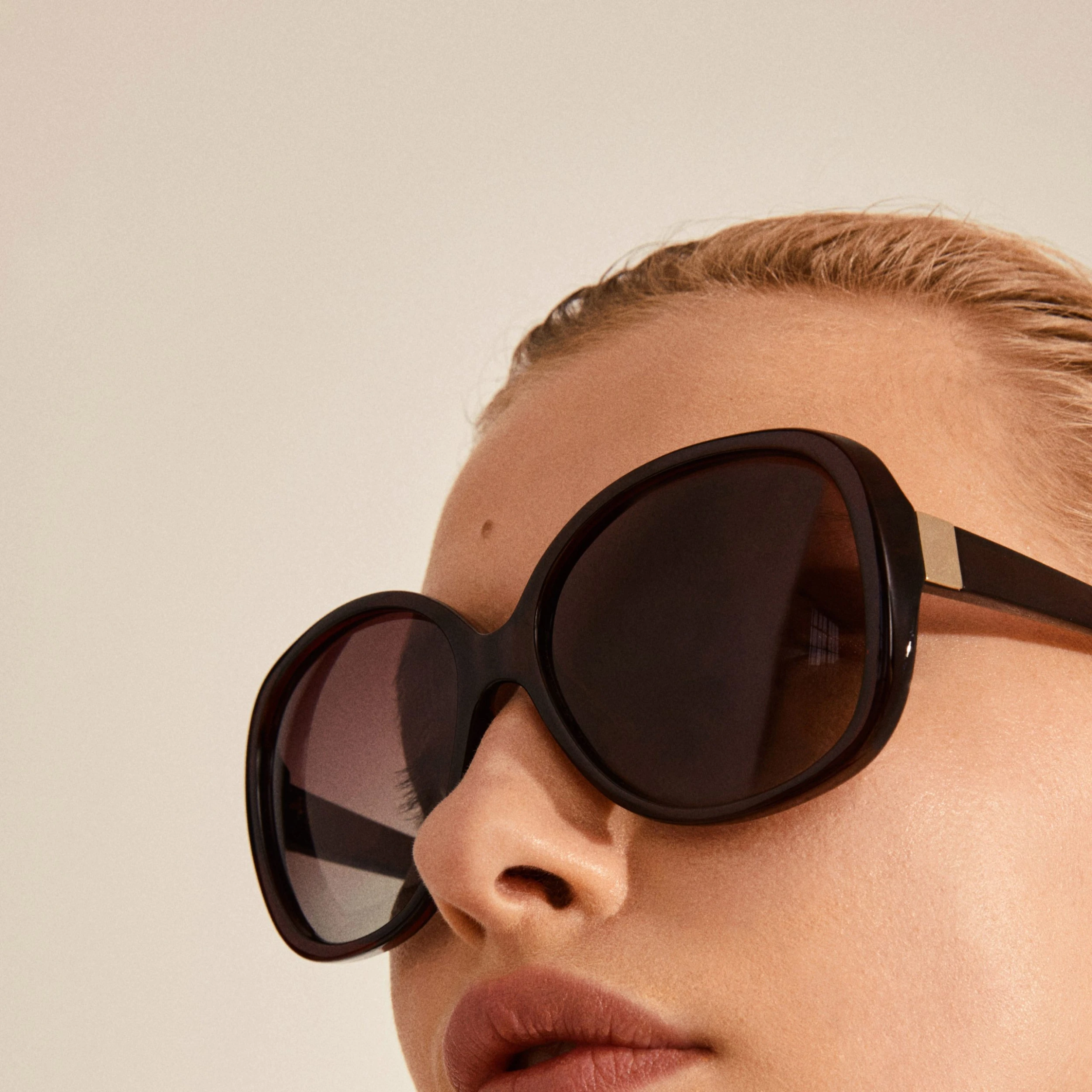 PARKER Oversized Retro Sunglasses Light Brown (Light Brown) Pilgrim PARKER Oversized Retro Sunglasses Light Brown (Light Brown) -dress shop 752219907 m3 scaled