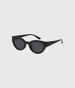 Pilgrim JUNA Recycled Cat-Eye Sunglasses Black (BLACK)